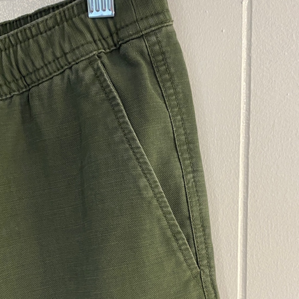 Lauren Ralph Lauren Cargo Jogger Pants Lyocell Cotton Olive Green Size 10 - Picture 3 of 12